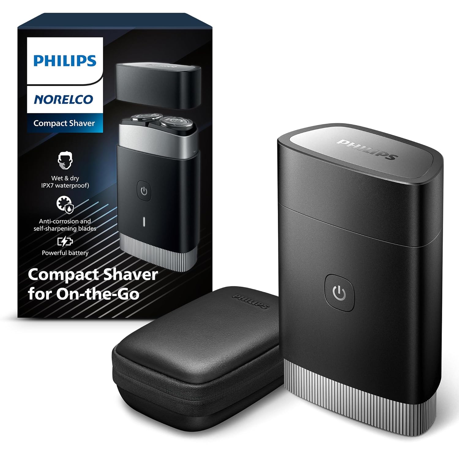 Philips Norelco Portable Shaver for On-The-Go Shaving Needs