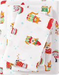 Christmas Flannel Sheet Set Full Size - 100% Turkish Cotton Cozy Fit