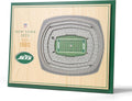 YouTheFan NFL 5-Layer StadiumView Wall Art for Sports Fans