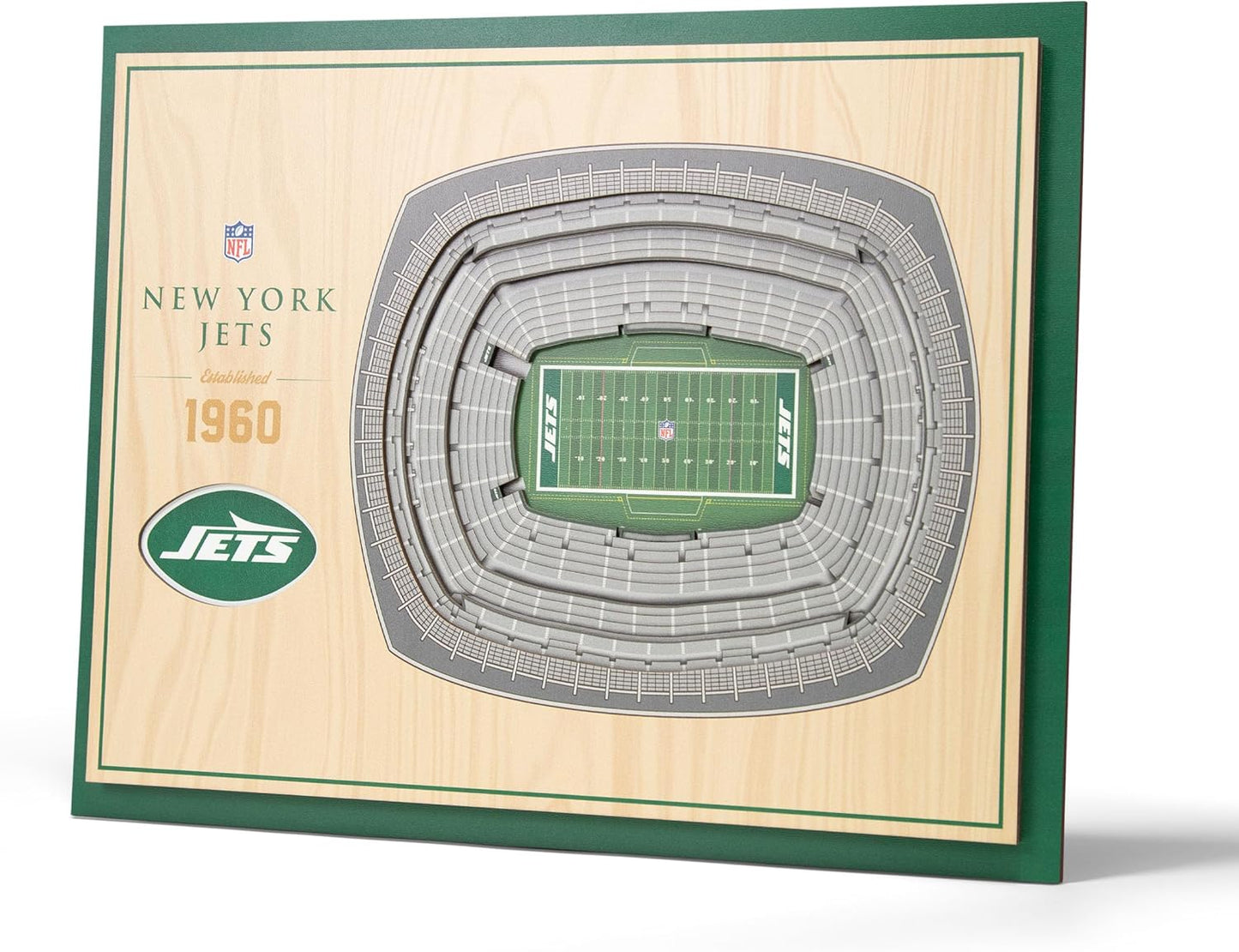 YouTheFan NFL 5-Layer StadiumView Wall Art for Sports Fans