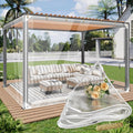 Clear Tarps Heavy Duty PVC Clear Tarpaulin 12ft x 20ft - Durable