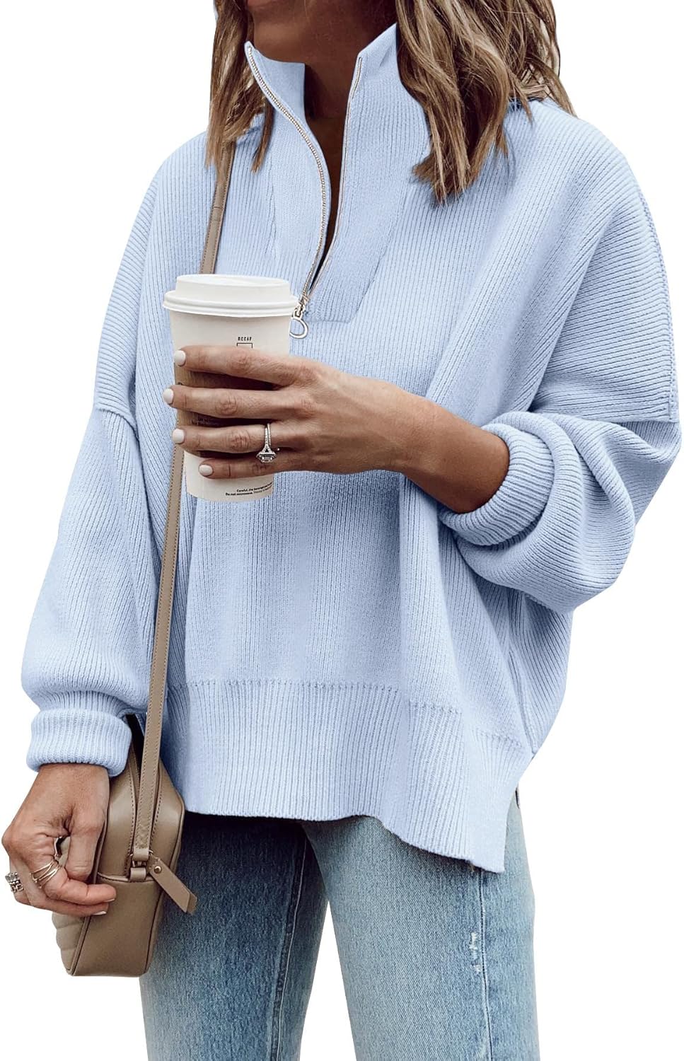 Imily Bela Womens Tunic Sweater for Stylish Fall Looks