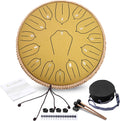 Steel Tongue Drum - 13 Inch C-key Handpan for Meditation & Music
