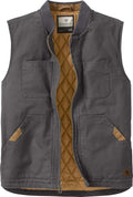 Legendary Whitetails Quilted Canvas Vest Zip Up - Durable Insulated