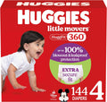Huggies Little Movers HuggFit 360 Size 4 Diapers - Leak Protection