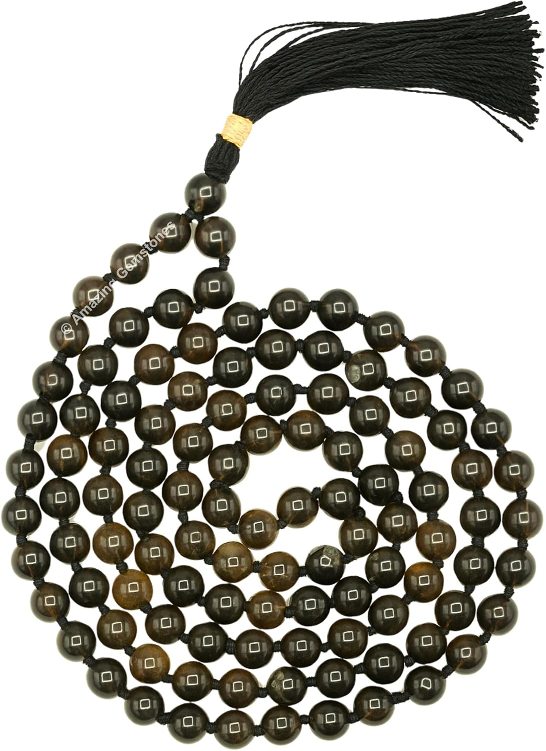 Authentic Gemstone Crystal Mala Beads for Meditation and Mindfulness