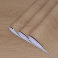 Light Brown Wood Grain Contact Paper 32x590in - Easy Peel & Stick
