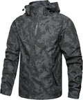 Men's Lightweight Waterproof Rain Jacket - Packable Hiking Shell