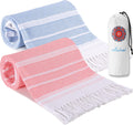Turkish Beach Towels Quick Dry Sand Free XL - Pack of 2
