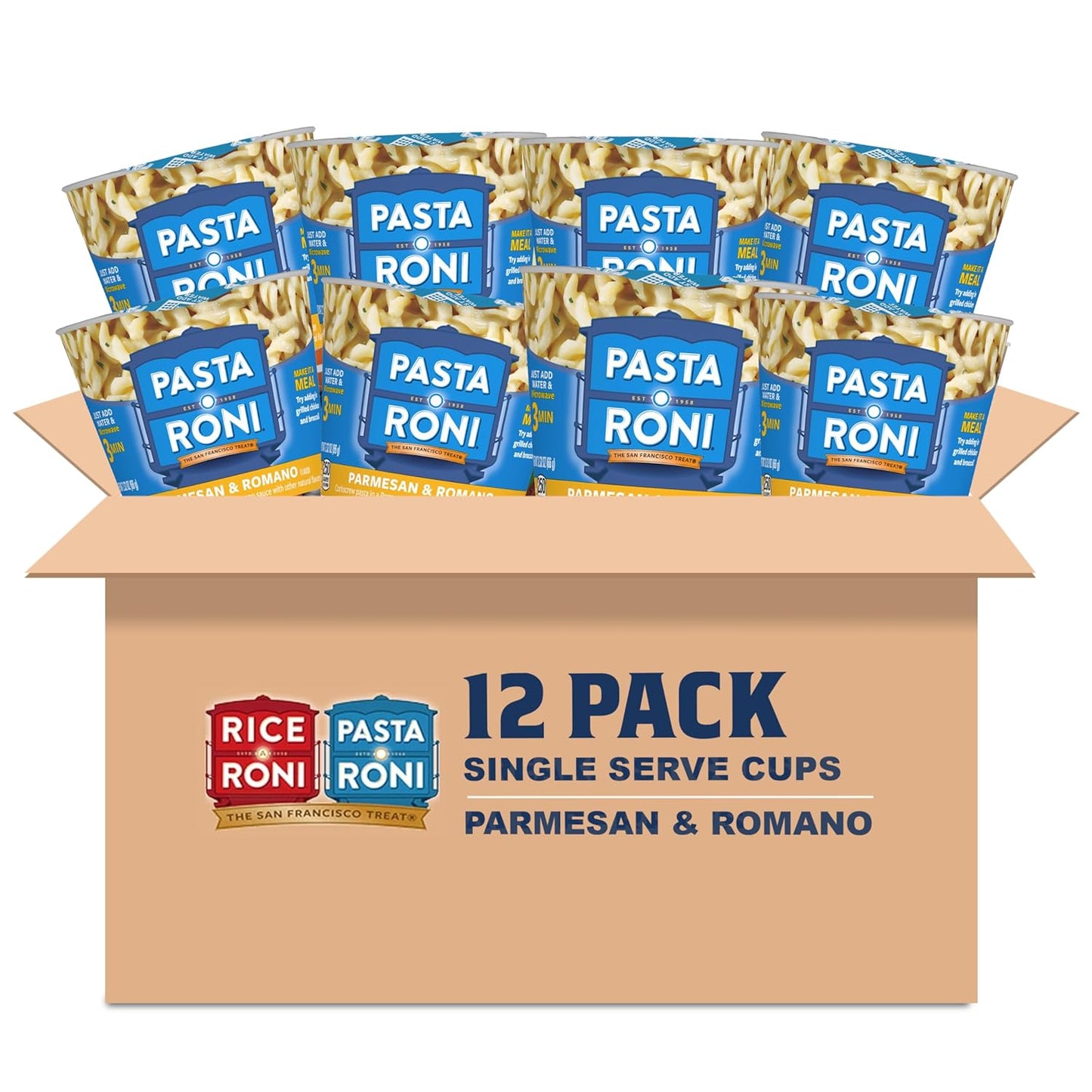 Pasta Roni Cups Bundle: Delicious Parmesan & Romano Cheese Pasta!