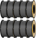 Matte PLA Filament 1.75mm 10kg Pack - Smooth Low-Gloss Finish