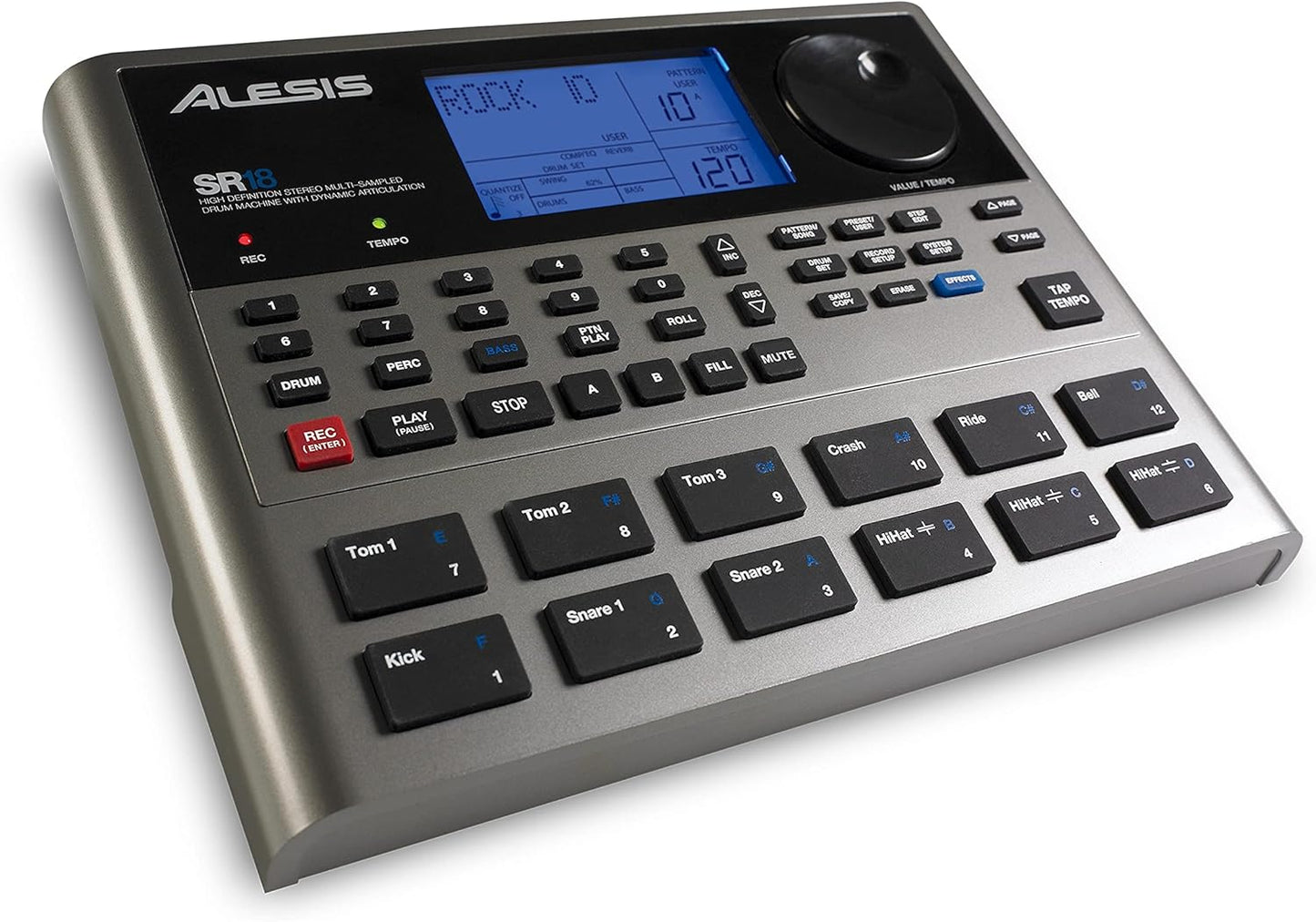 Alesis SR-18 Drum Machine: Studio-Grade Performance & Sounds