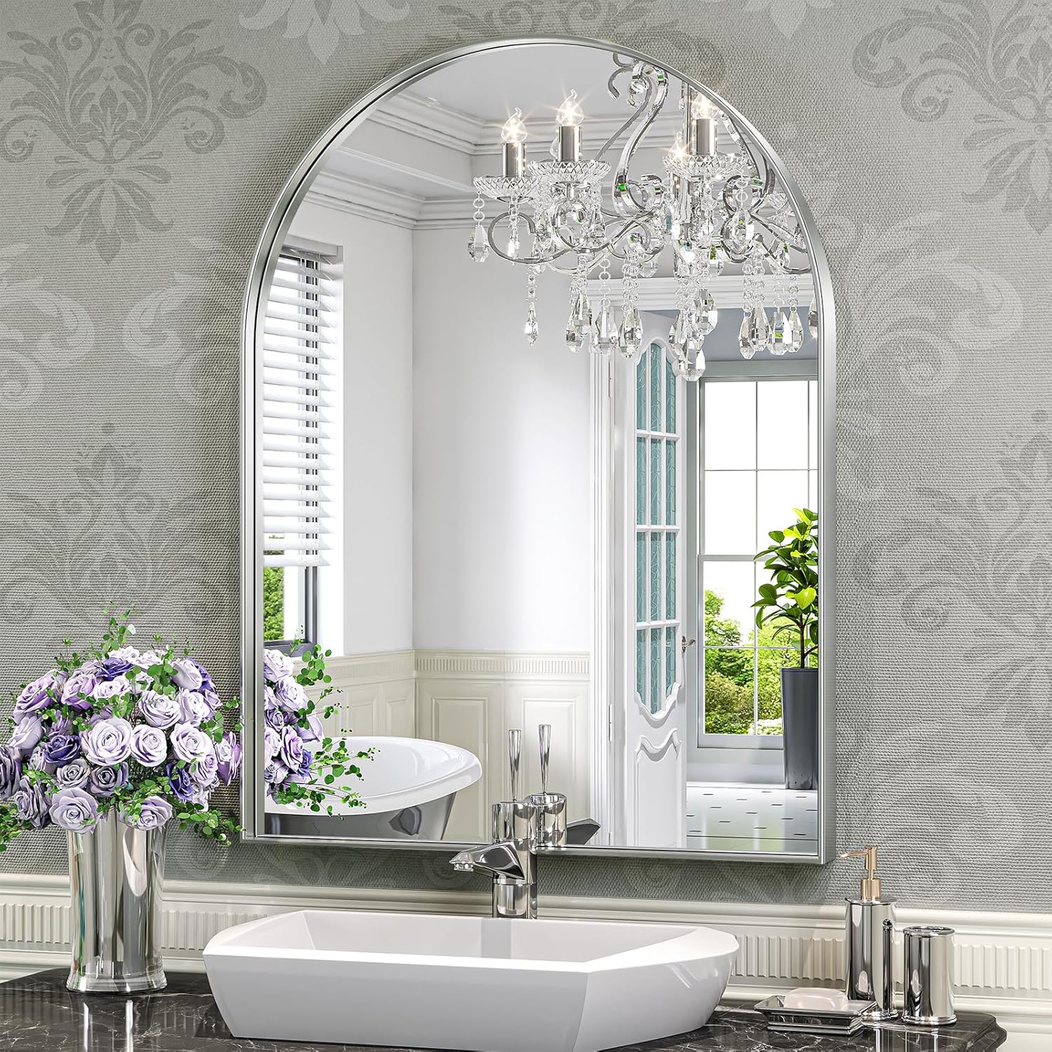 Brightify Arched Mirror for Elegant Home Decor and Style