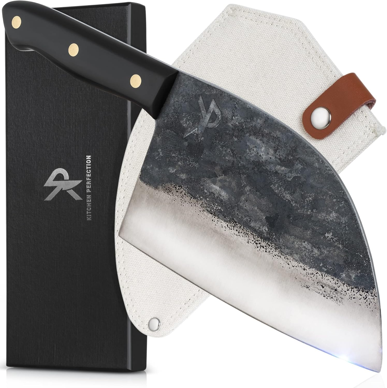 Handmade 7 Meat Cleaver - High Carbon Steel Butcher Knife