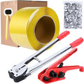 Heavy Duty Banding Strapping Kit with Tensioner Tool - Durable Pallet