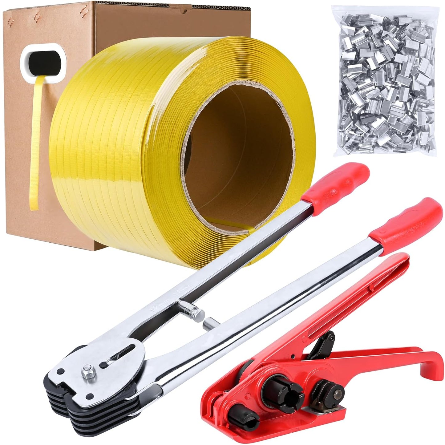 MYFAMIREA Heavy Duty Banding Strapping Kit for Packaging Needs