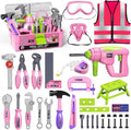 Deejoy Tool Set with Electronic Toy Drill for Toddlers - Pretend Play