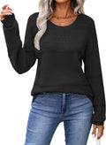 Zeagoo Sweaters for Women Long Sleeve Pullover - Lightweight Crochet