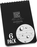 Rite in the Rain Weatherproof Top Spiral Notebook 4 in x 6 in - Pack