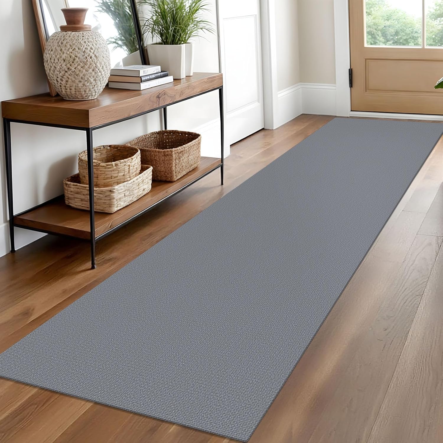 Non Slip Washable Runner Rug 2x10 Ft for Hallways and Kitchens