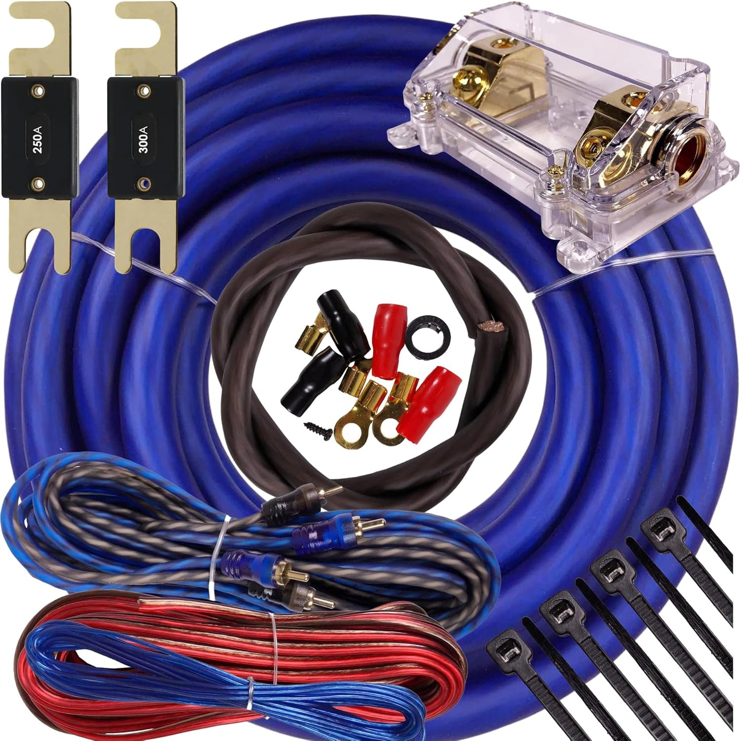 Complete Gravity Elite 0 Gauge Amp Kit for Car and Truck Install