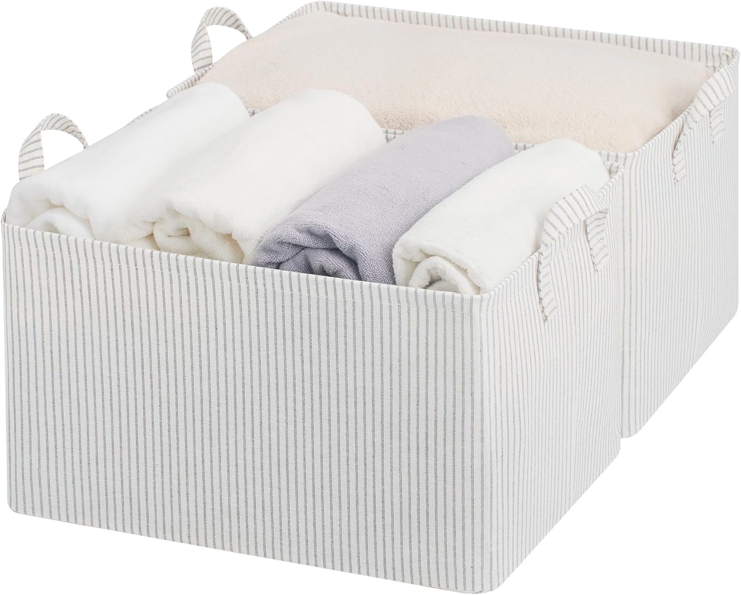 Extra Large Storage Bins for Shelves - Jumbo Fabric Baskets