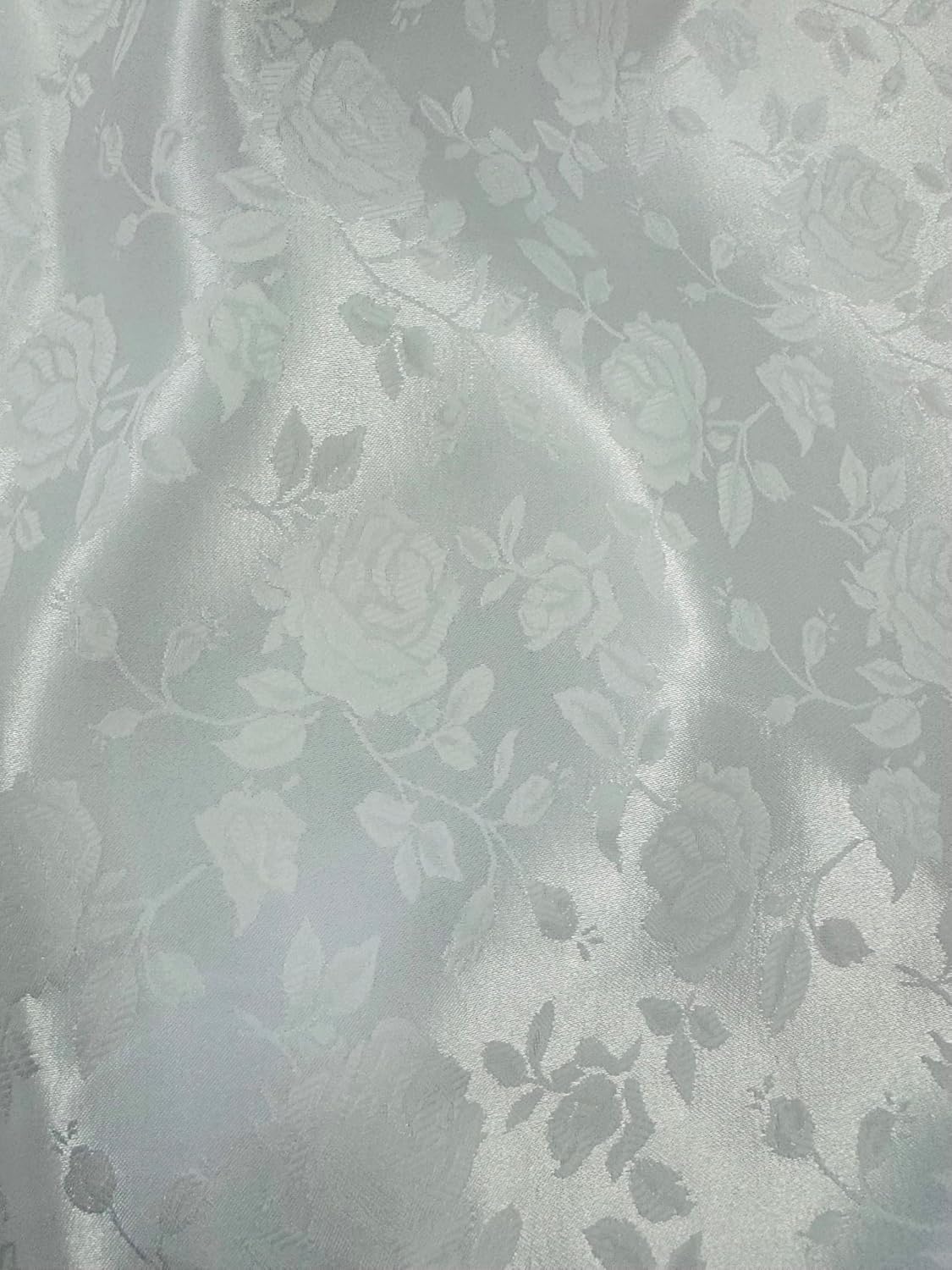 Sedona Designz 58 in Satin Jacquard Rose Brocade Fabric Review
