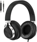 Over Ear Headphones Wired with Microphone - Comfortable All-day