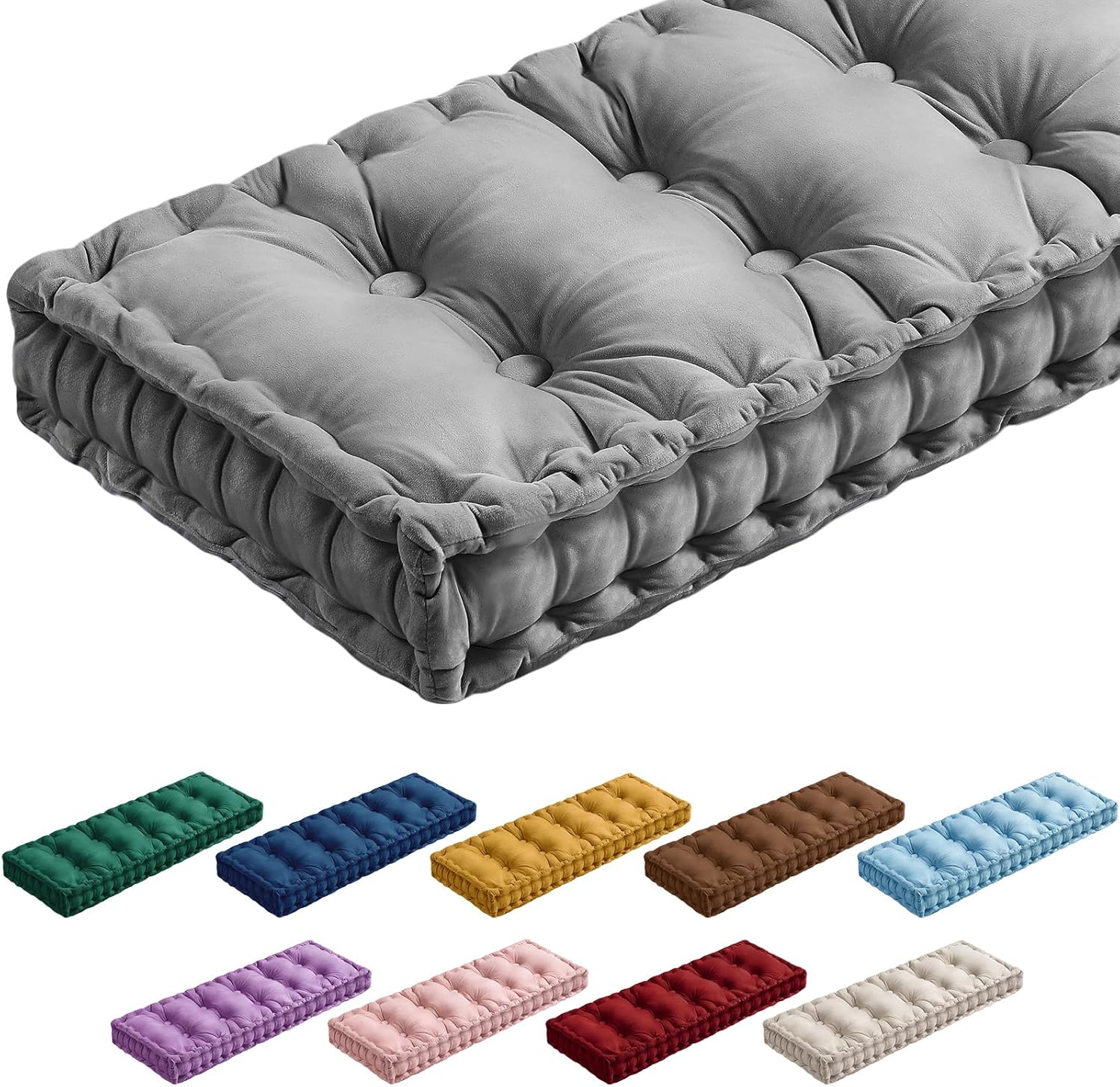 Bench Cushions for Indoor Furniture with Velvet Comfort and Style