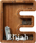 Personalized 12ft Extra Large Wooden Letter Piggy Bank - Custom Name