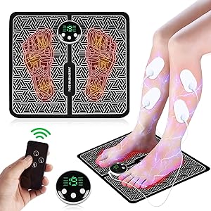 EMS Foot Massager Mat for Pain Relief and Muscle Relaxation