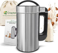 Crayton Stainless Steel Nut Milk Maker: 7-in-1 Multi-Functional, 6-7 Cups Per Batch