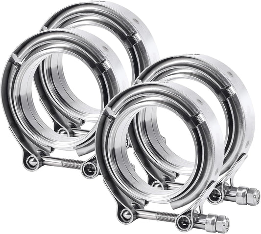 EVIL ENERGY 3.0 Inch V Band Clamp with Flange for Exhaust Systems