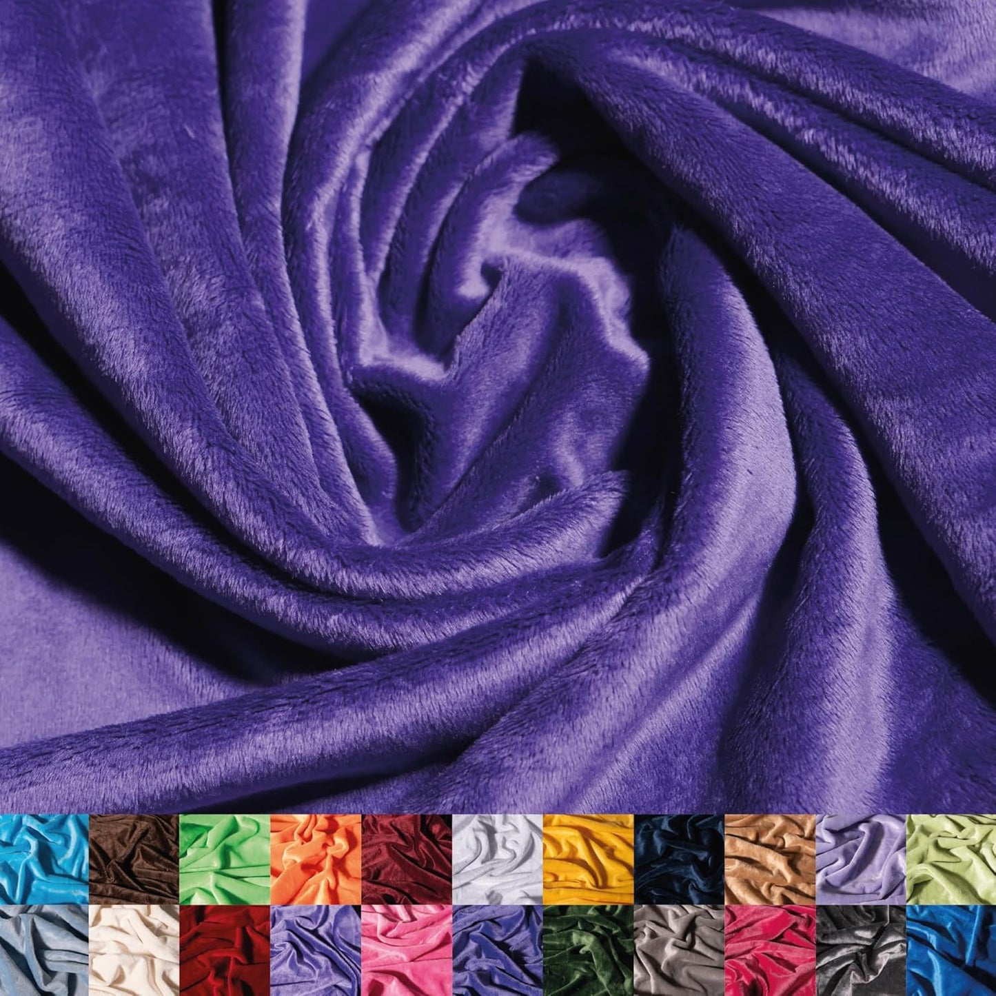 Ultra Soft Aqua Minky Fabric for Blankets and Apparel Projects