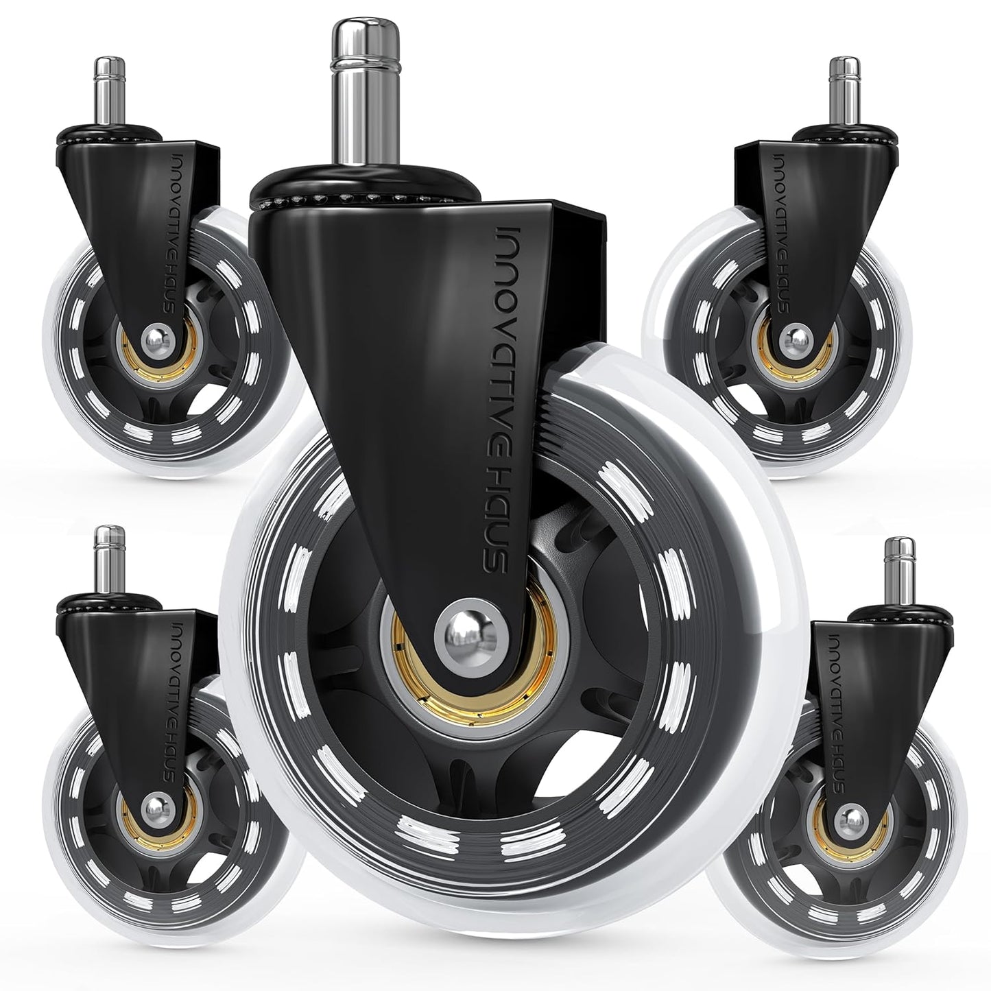 Innovative Haus Heavy Duty Wheels - Quiet Roll on Any Floor