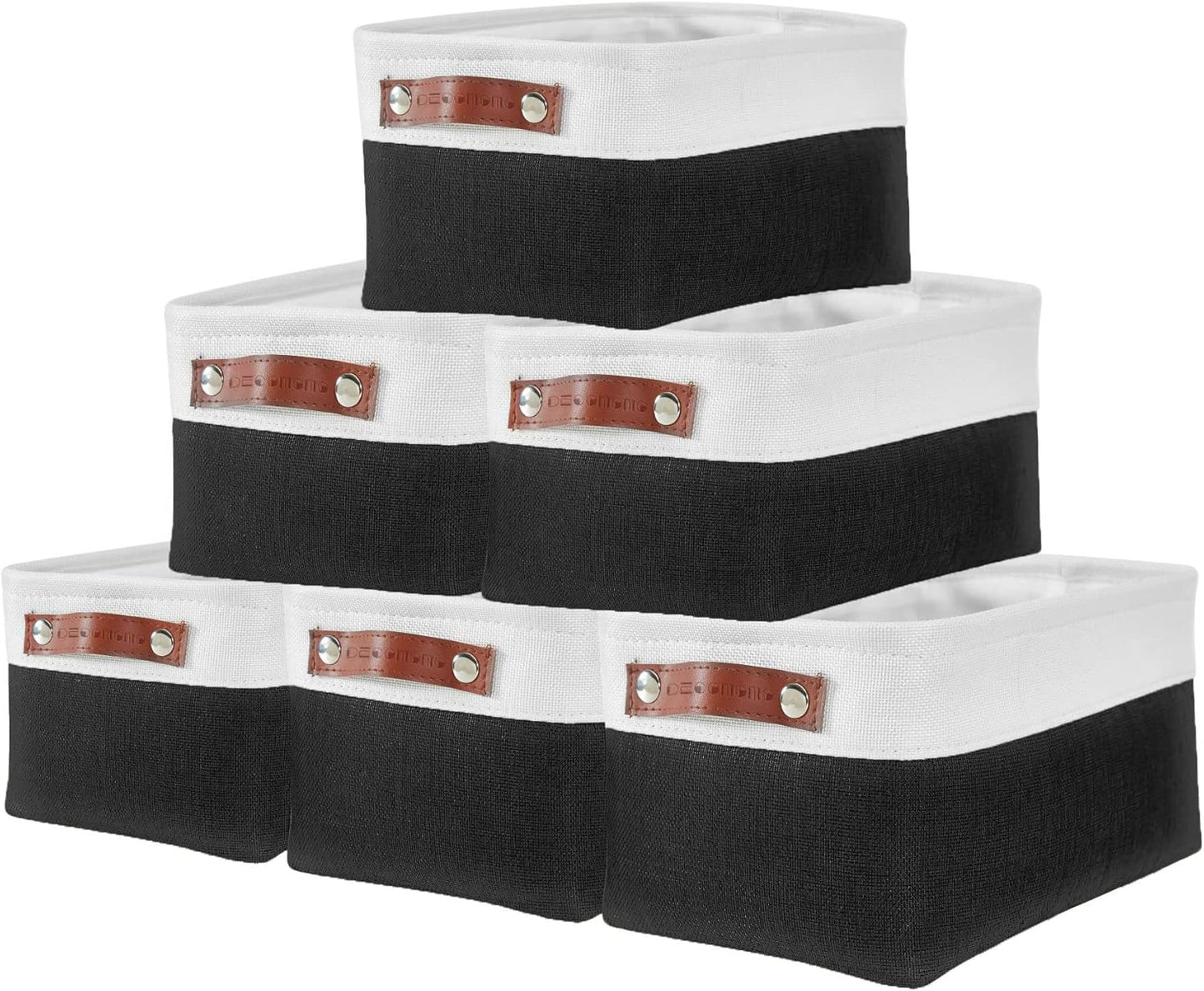 DECOMOMO Small Storage Basket Set for Organizing Your Home