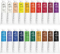 PHOENIX Studio Oil Paint Set - 20 Colors x 50ml - Rich, Thick Oils