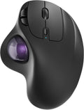 Nulea M501 Rechargeable Wireless Trackball Mouse - Ergonomic Thumb