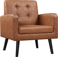 Yaheetech Mid-Century Accent Chair for Cozy Living Spaces