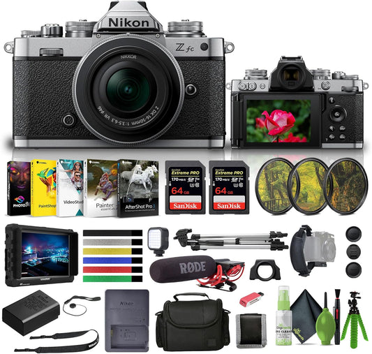 Nikon Zfc Mirrorless Camera Bundle: 4K Video + Pro Accessories