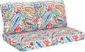 JMGBird Outdoor Cushion Tufted Pillow Set for Deep Seat Chairs