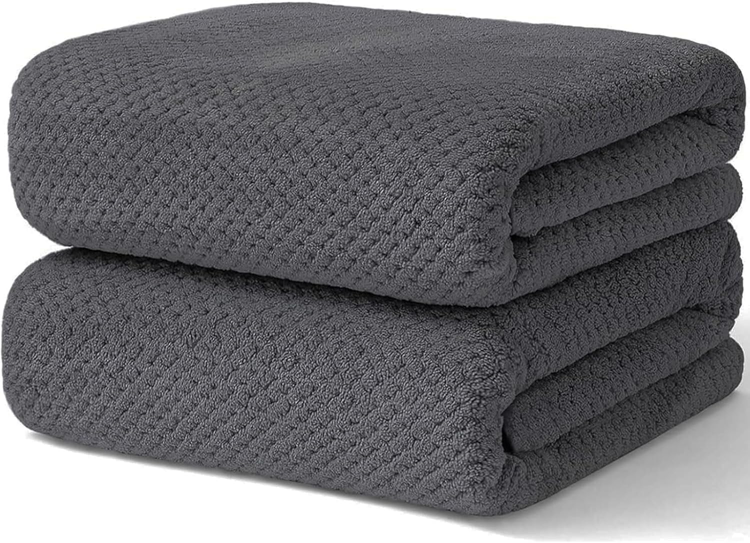 Ultra Absorbent Microfiber Towel Set - Fast Drying (2 Pack)