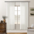 72 Inch Linen Curtains Pinch Pleated for Elegant Home Decor
