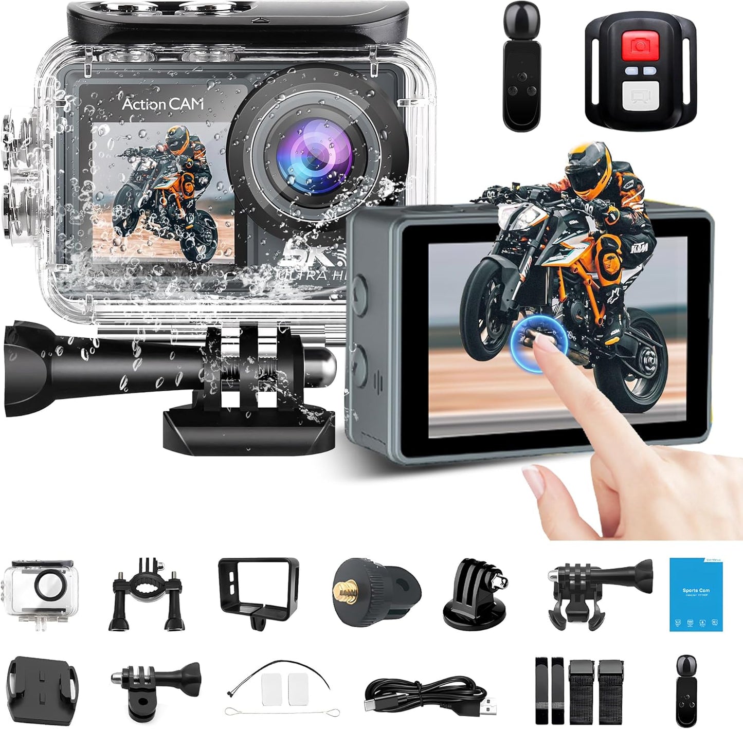 5K30FPS Action Camera: Epic Underwater Adventures Await!