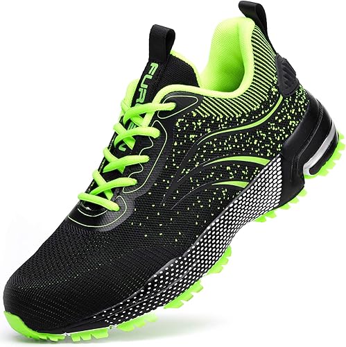 Furuian Steel Toe Shoes for Men - Comfortable Safety Sneakers