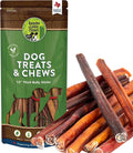 Supreme 12-inch Thick Bully Sticks (5 Pack) - Long-Lasting Natural