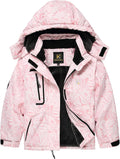 Girl's Ski Jacket Winter Warm Thick Snow Coat - Hooded Windproof