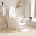 Toddler Potty Training Toilet Seat with Steps Ladder - Stable 3-in-1