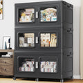 660 Qt Stackable Storage Bin with Lids - Extra Large Collapsible