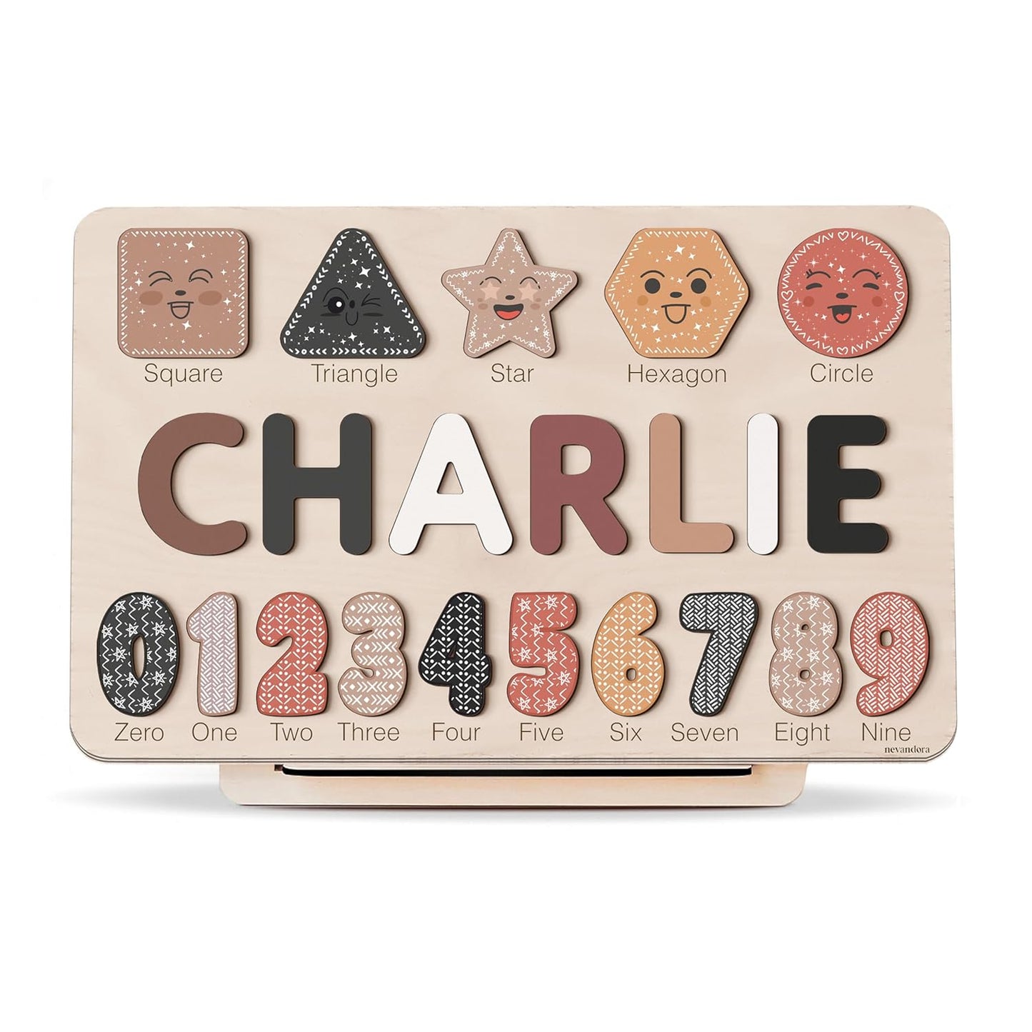 Personalized Wooden Name Puzzle for Educational Fun and Play